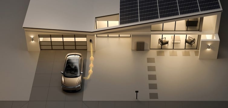 last-mile delivery electric vehicle - lucid charging