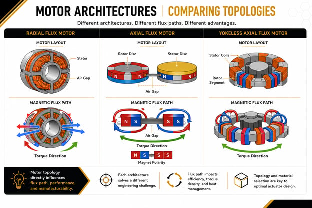 motor architectures for humanoid robotics